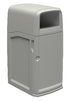 851M15 Molded Trash Receptacle